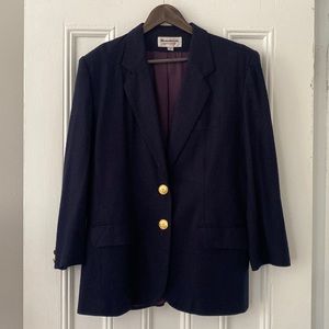 Vintage blazer with Chanel buttons